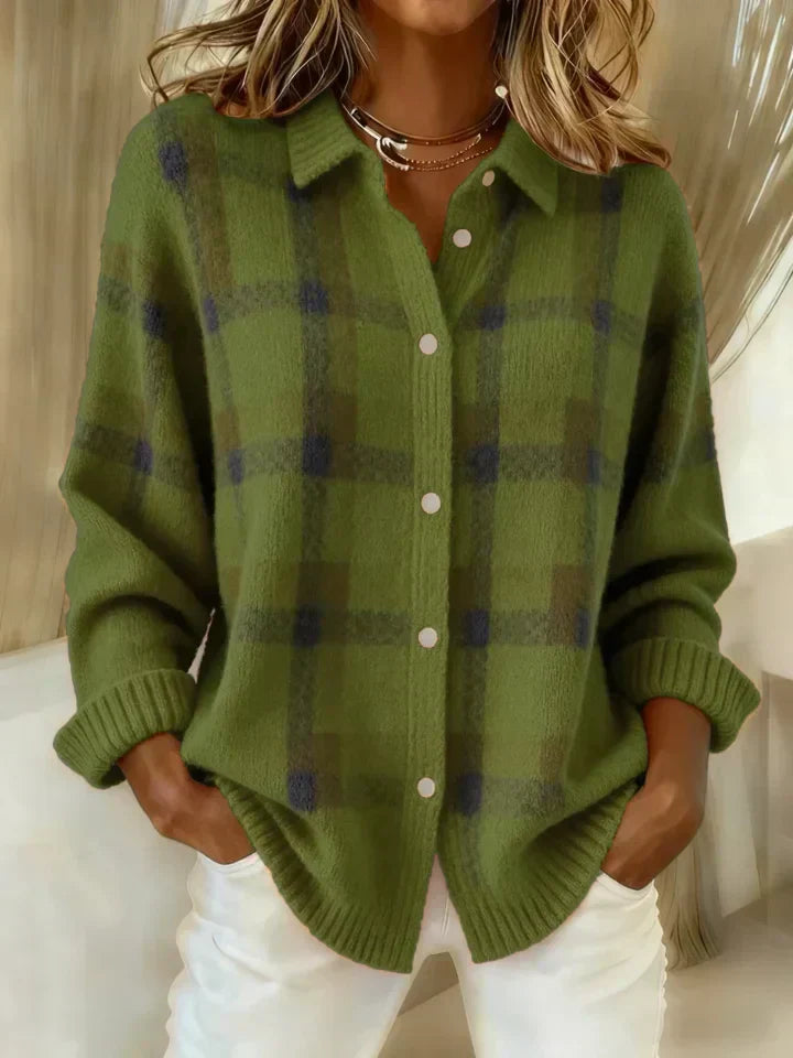 Danique | Soft Checked Button-Up