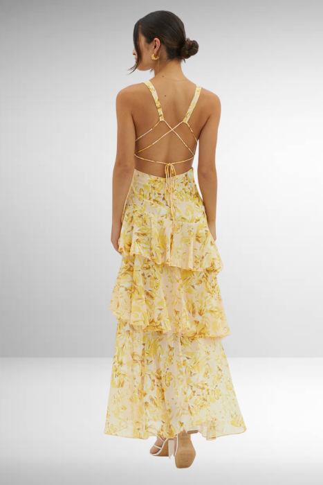 Women’s Elegant Summer Maxi Dress | Ruffle