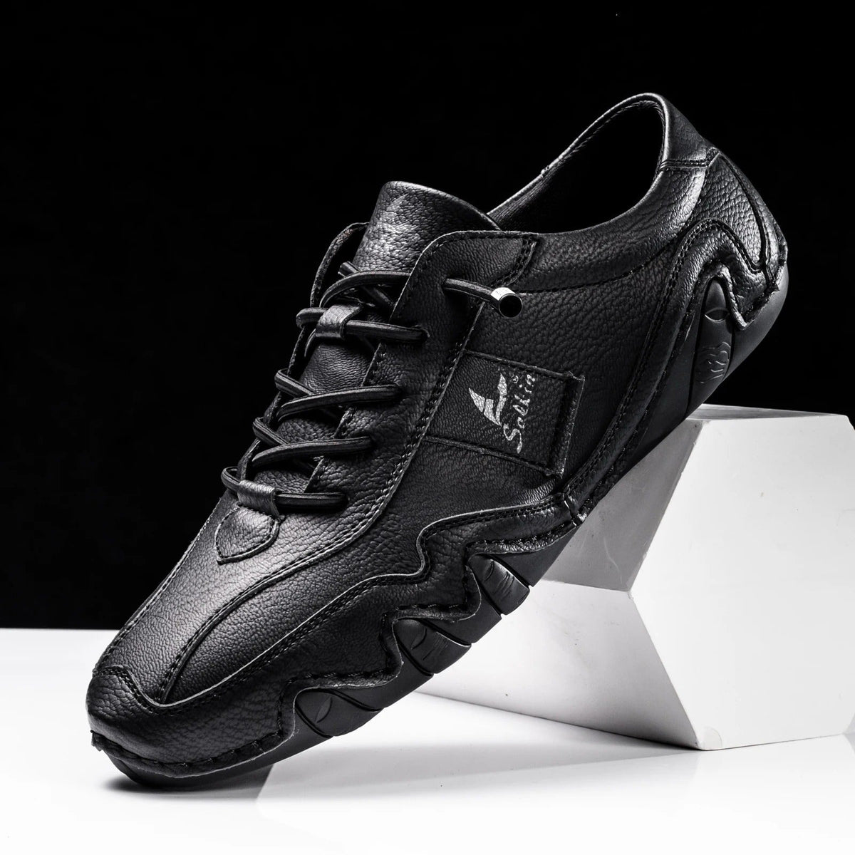 Men's Orthopedic Leather Shoes – Comfortable Arch Support
