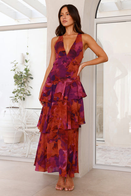 Women’s Elegant Summer Maxi Dress | Ruffle