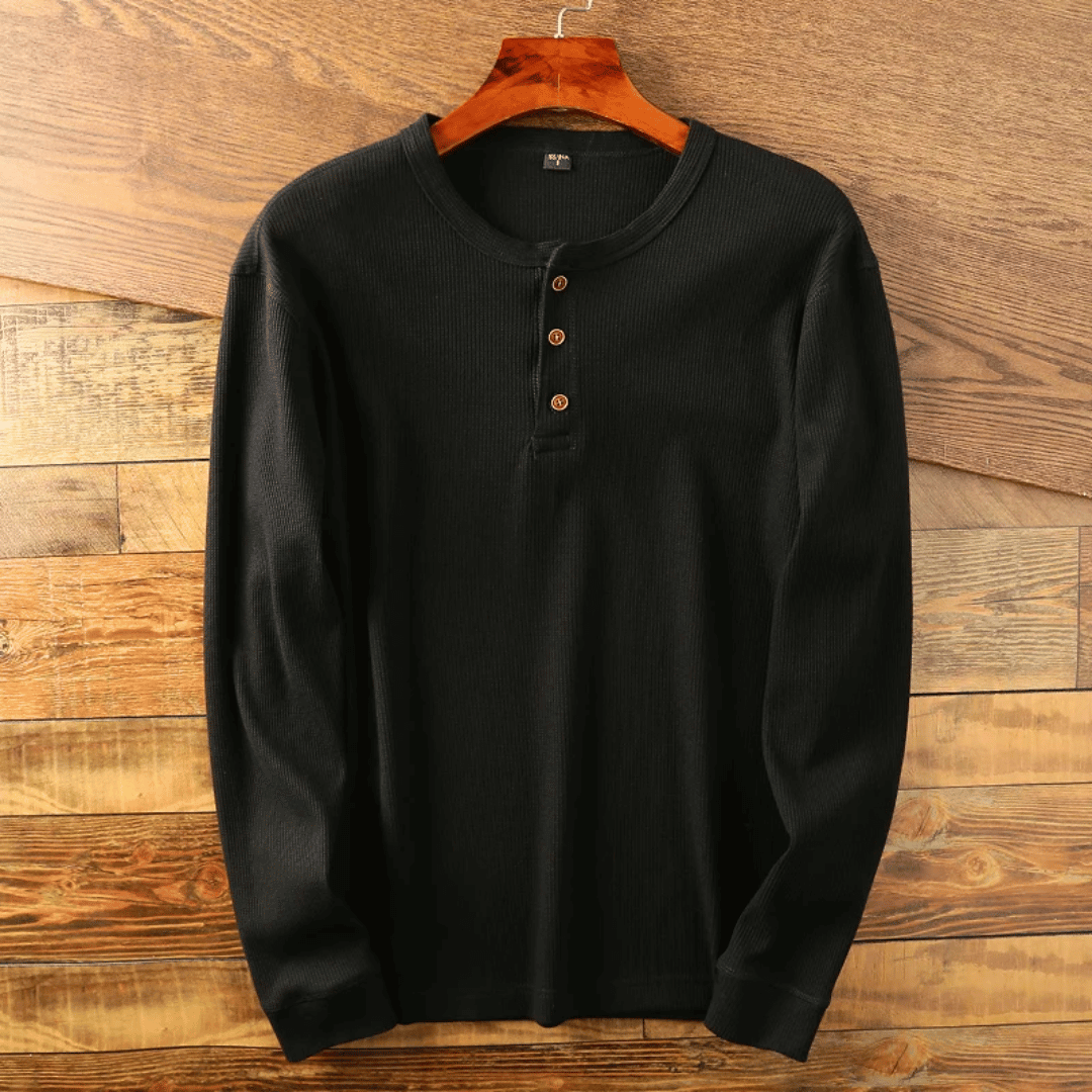 Men's Soft Henley Neck Shirt