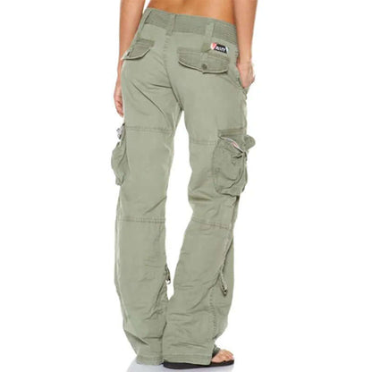 Low Waist Cargo Trousers - Casual
