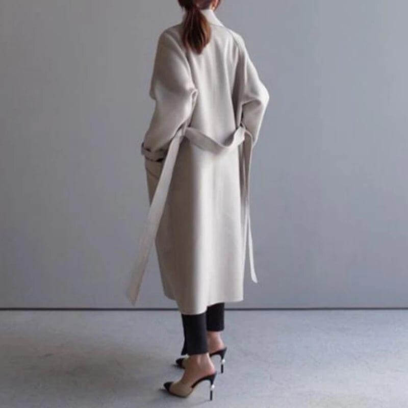 Long Double-Breasted Coat