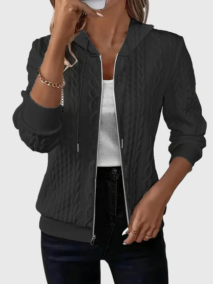 Lena - Hoodie With Zipper