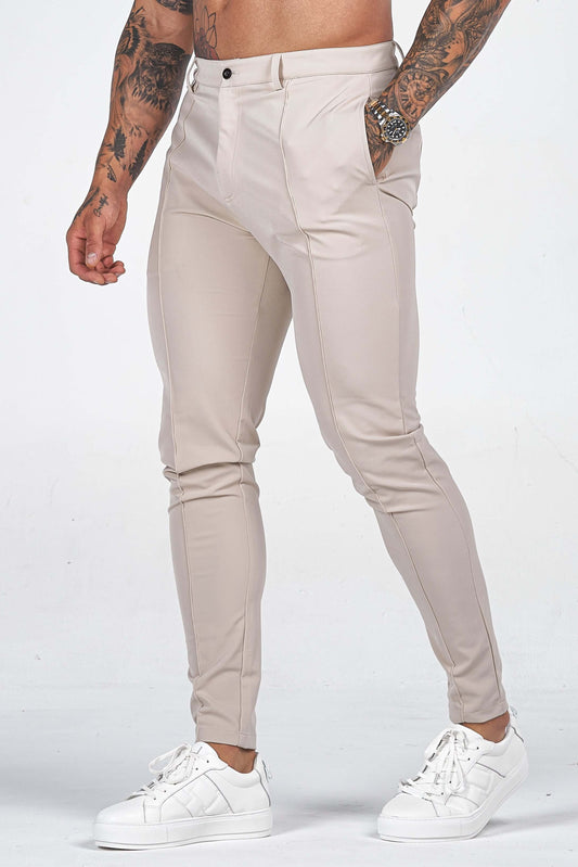 Men's Slim Fit Long Trousers - Stylish & Comfortable