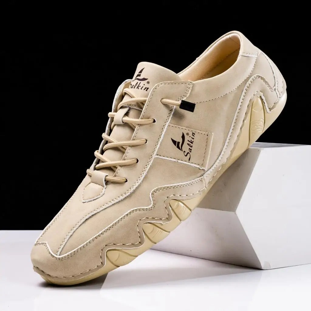 Men's Orthopedic Leather Shoes – Comfortable Arch Support