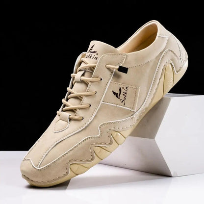 Men's Orthopedic Leather Shoes – Comfortable Arch Support