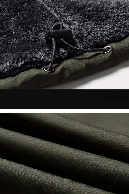 Men's Waterproof Fleece Winter Jacket