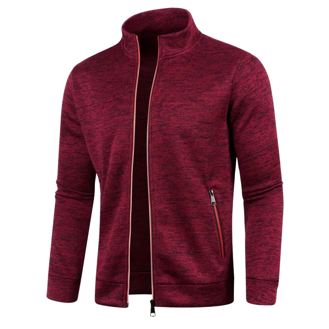 Knitted Cardigan with Intricate Pattern Detail