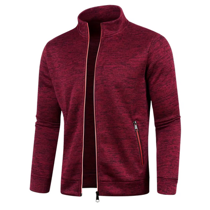 Knitted Cardigan with Intricate Pattern Detail