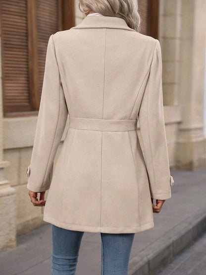 Beatrice | Womens Button Front Tailored Trench Coat