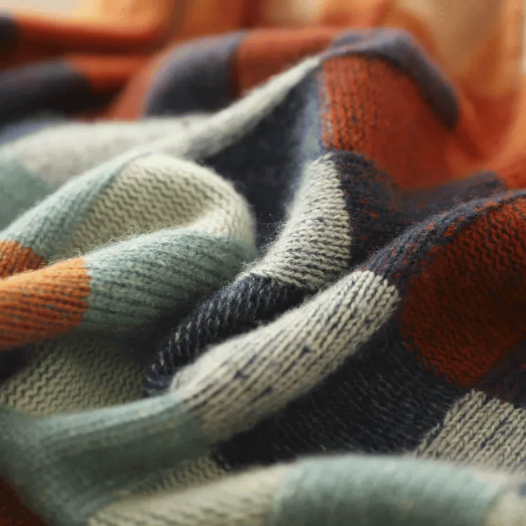 Women's Patchwork Turtleneck Sweater