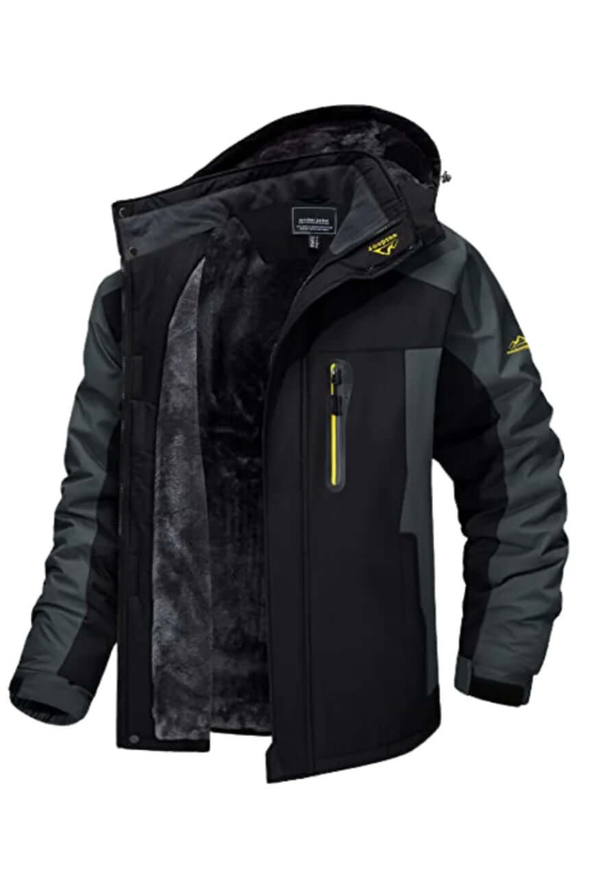 Men's Waterproof Fleece Winter Jacket