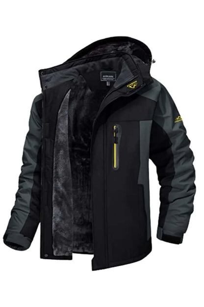 Men's Waterproof Fleece Winter Jacket