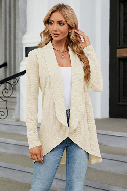 Women's Casual Longline Open Cardigan