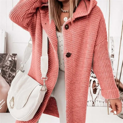 Women's Hooded Cardigan Sweater