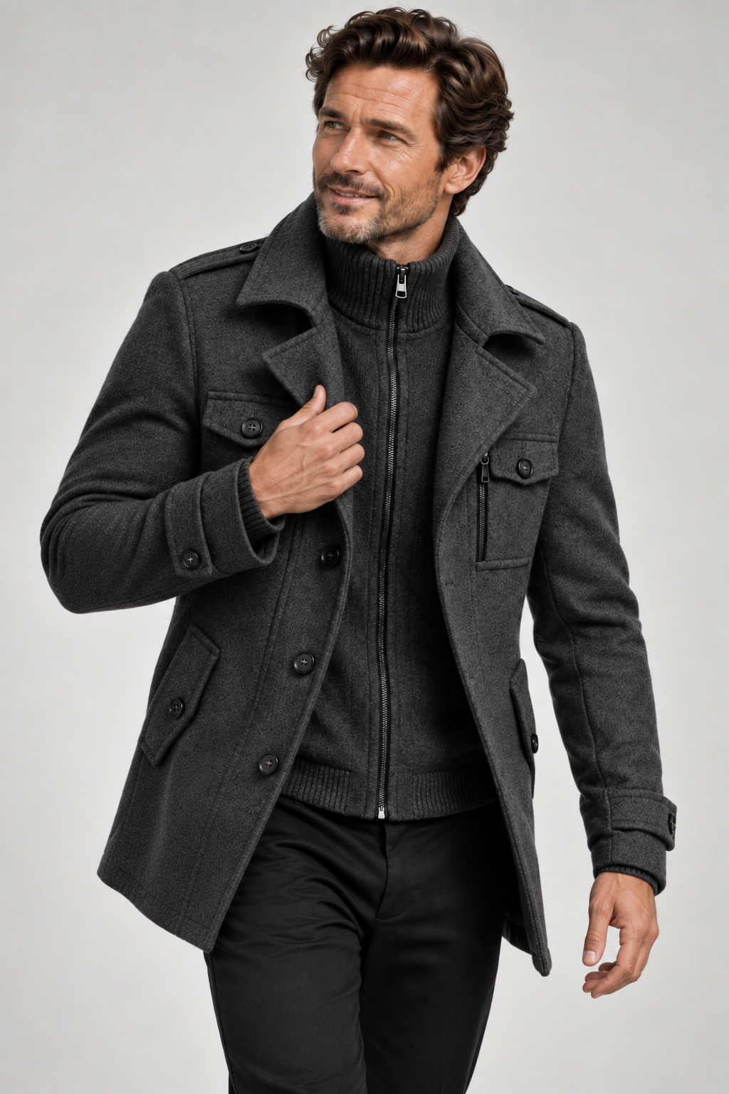 FRESH LABEL | Marcus Wollen Overjas