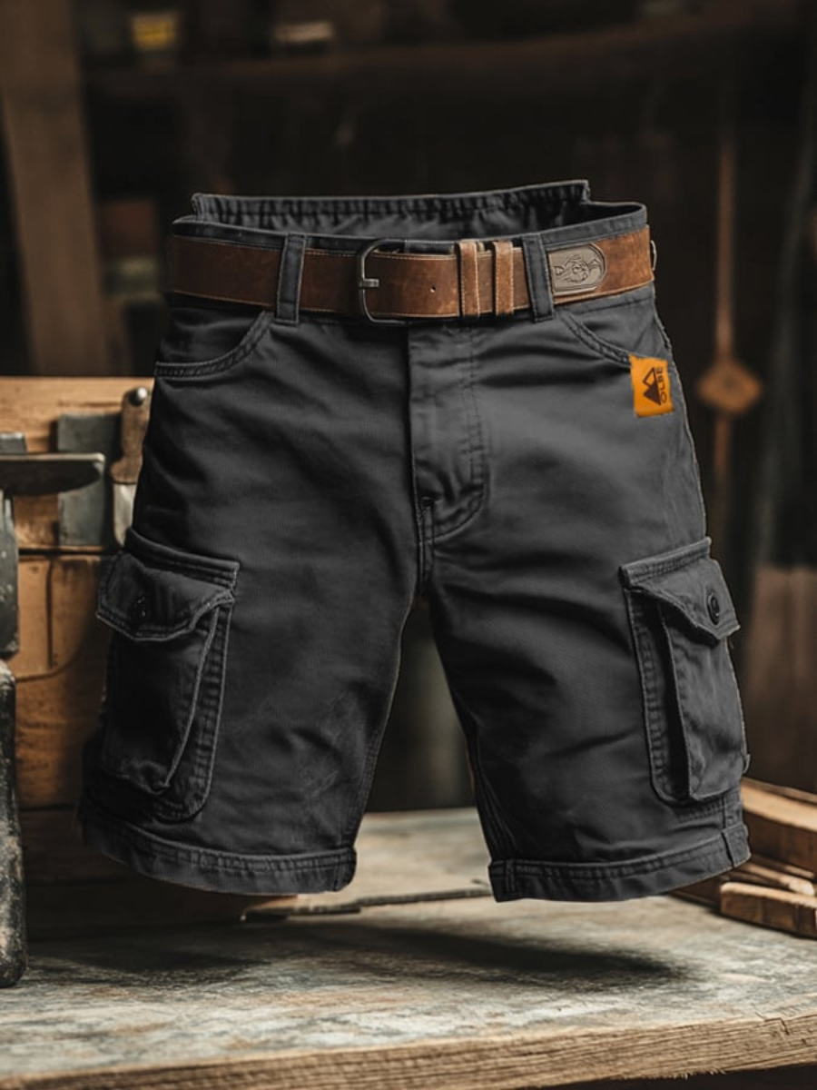 Men’s Vintage Cargo Shorts | Utility Pockets