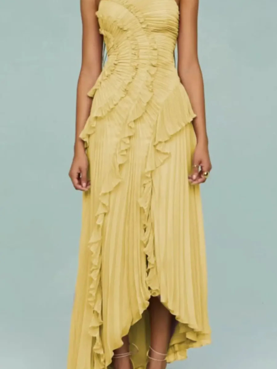 Women’s Layered Ruffle Dress | Maxi