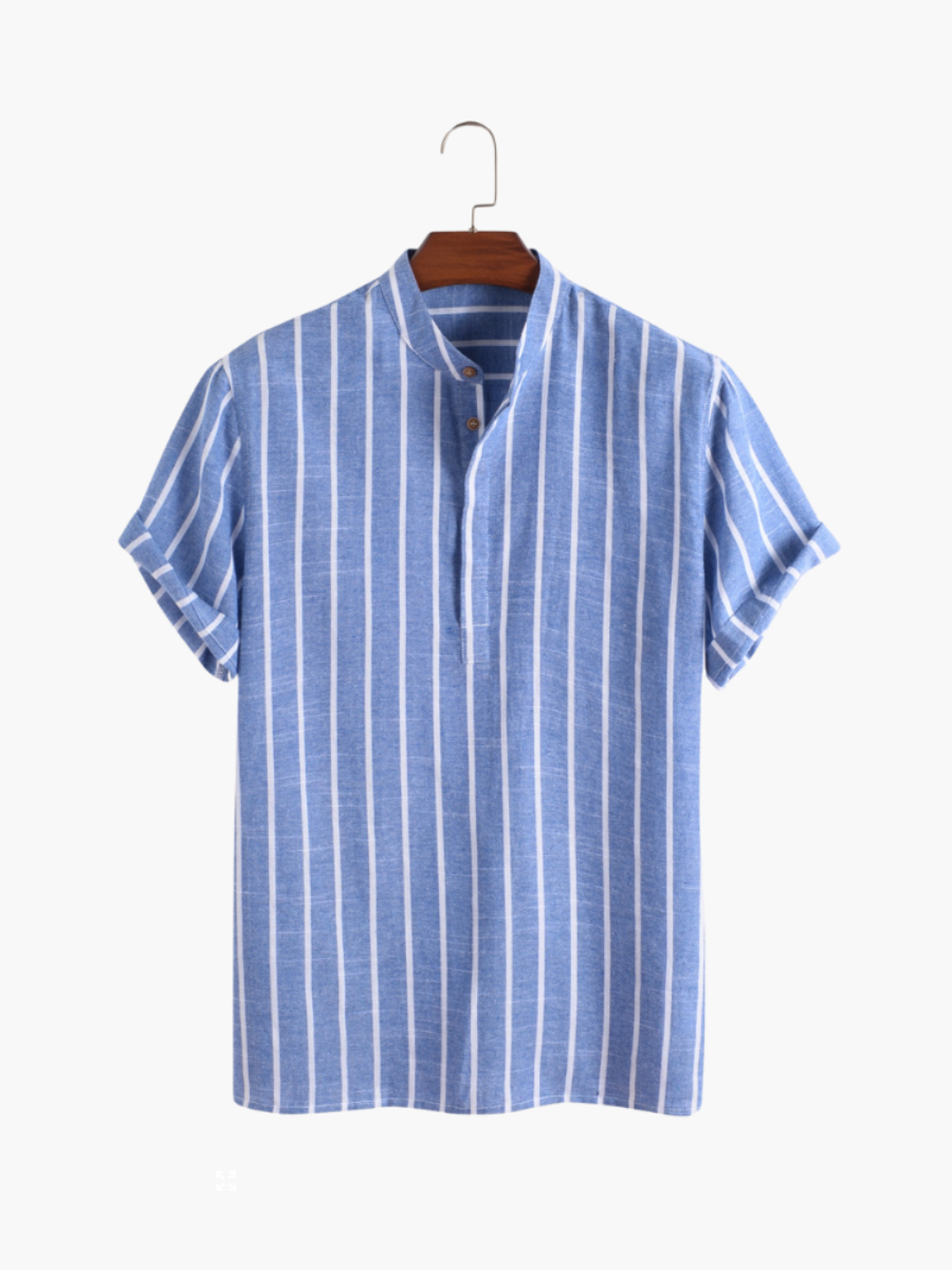 Men’s Striped Polo Shirt | Short Sleeve