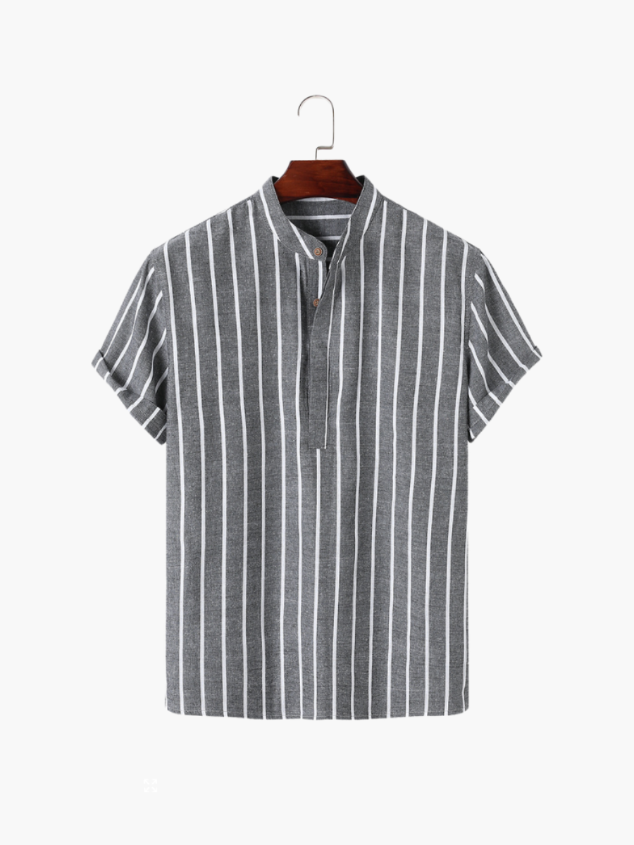 Men’s Striped Polo Shirt | Short Sleeve