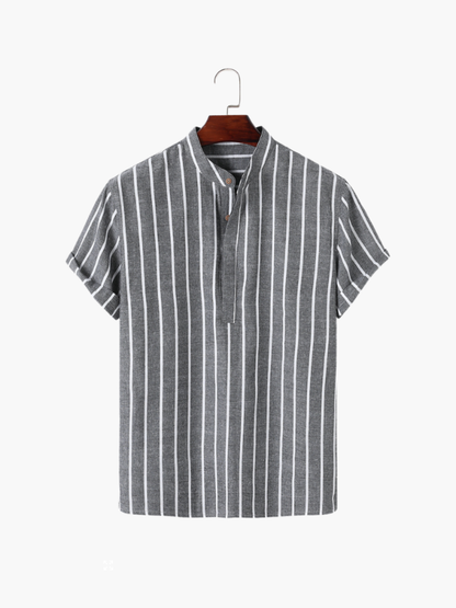 Men’s Striped Polo Shirt | Short Sleeve