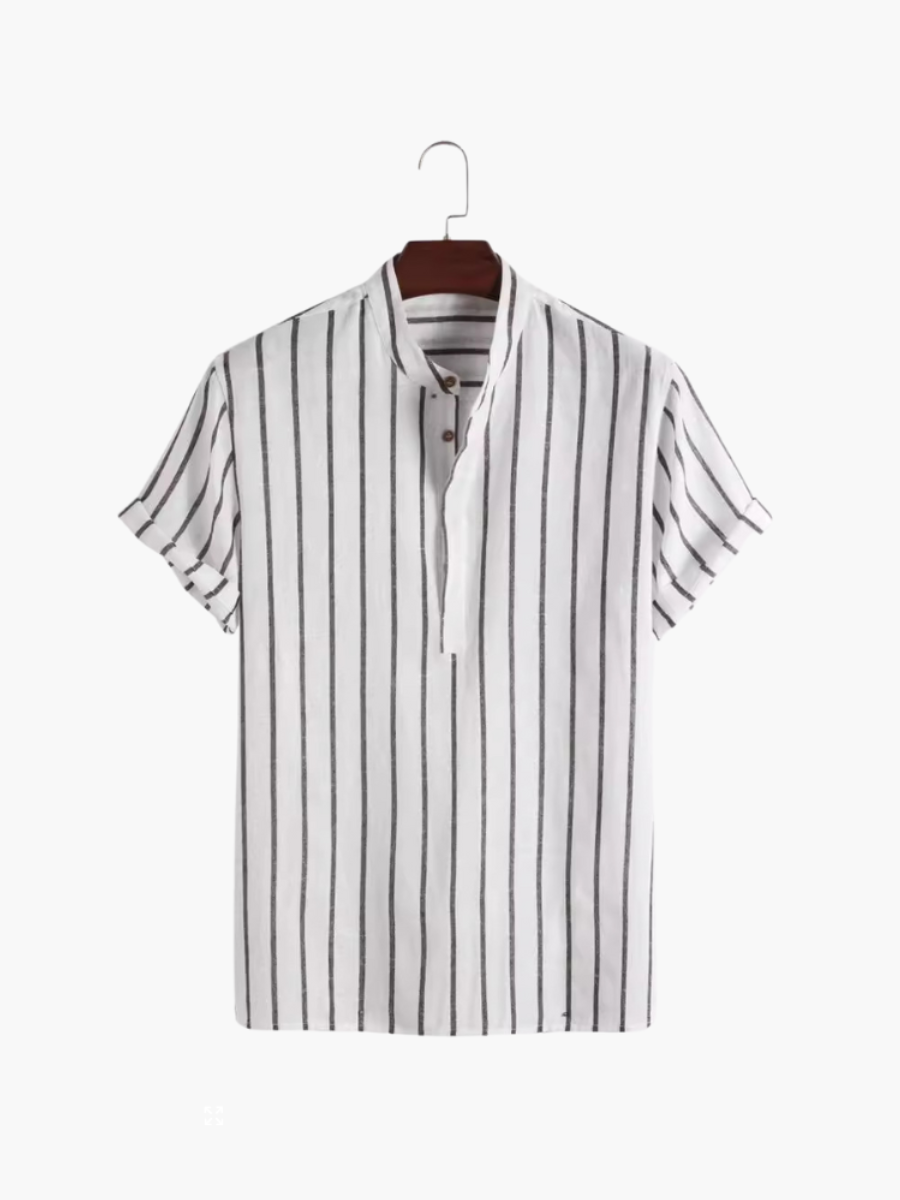 Men’s Striped Polo Shirt | Short Sleeve