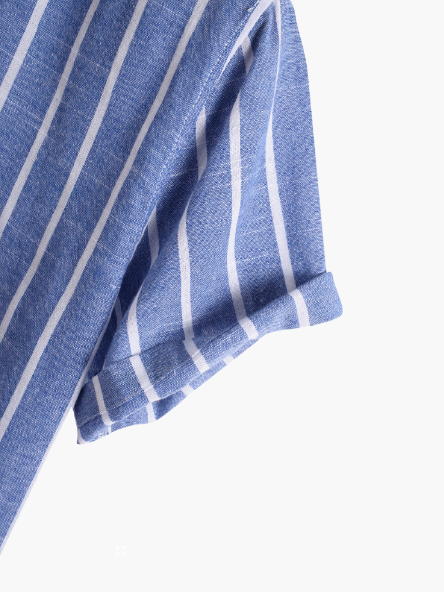 Men’s Striped Polo Shirt | Short Sleeve