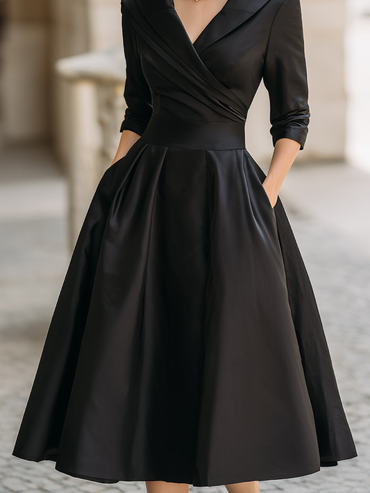 Women’s Wedding Guest Elegant Dress | Midi