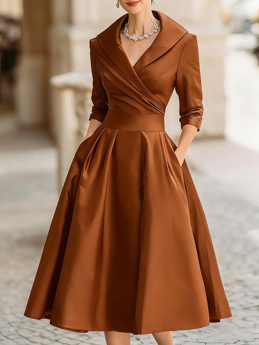 Women’s Wedding Guest Elegant Dress | Midi