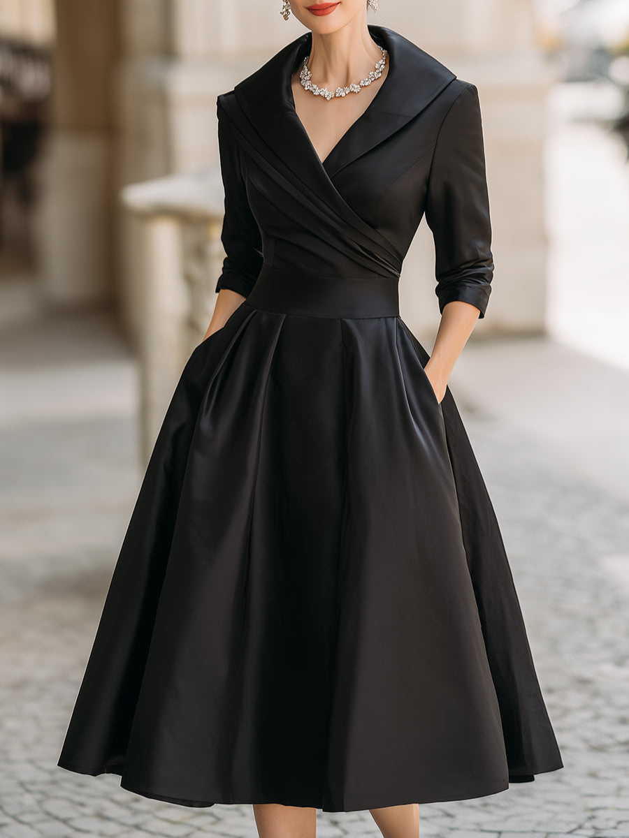 Women’s Wedding Guest Elegant Dress | Midi