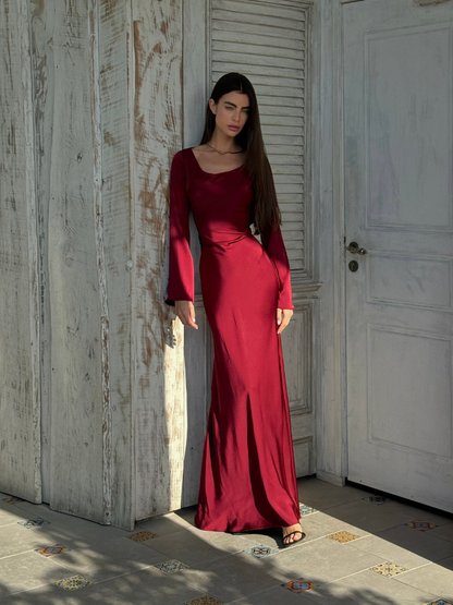 Women’s Elegant Maxi Dress | Long Sleeve