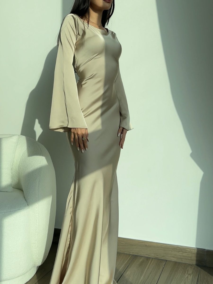 Women’s Elegant Maxi Dress | Long Sleeve