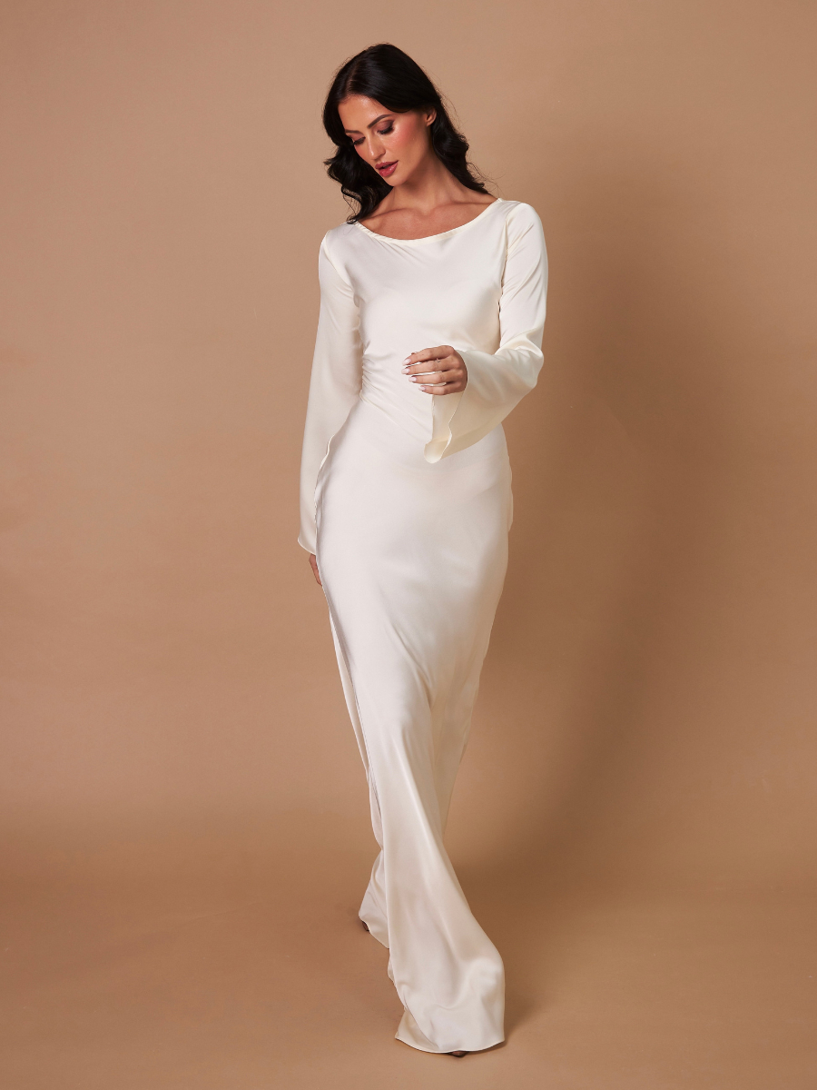 Women’s Elegant Maxi Dress | Long Sleeve