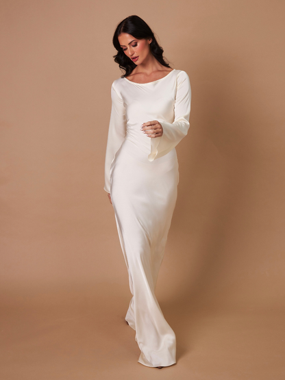 Women’s Elegant Maxi Dress | Long Sleeve