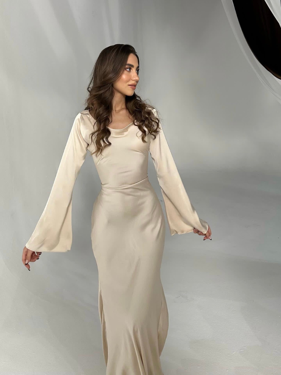 Women’s Elegant Maxi Dress | Long Sleeve