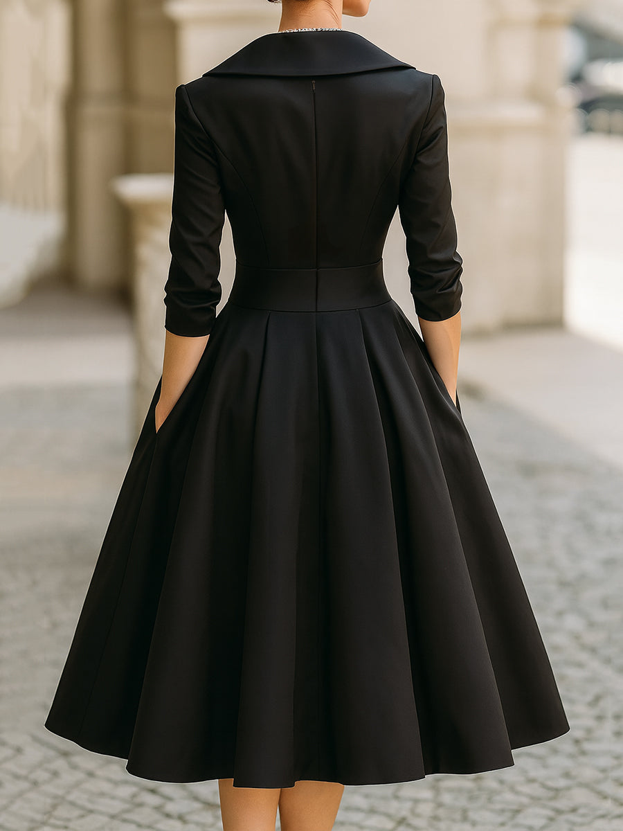 Women’s Wedding Guest Elegant Dress | Midi