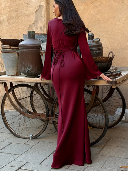 Women’s Elegant Maxi Dress | Long Sleeve