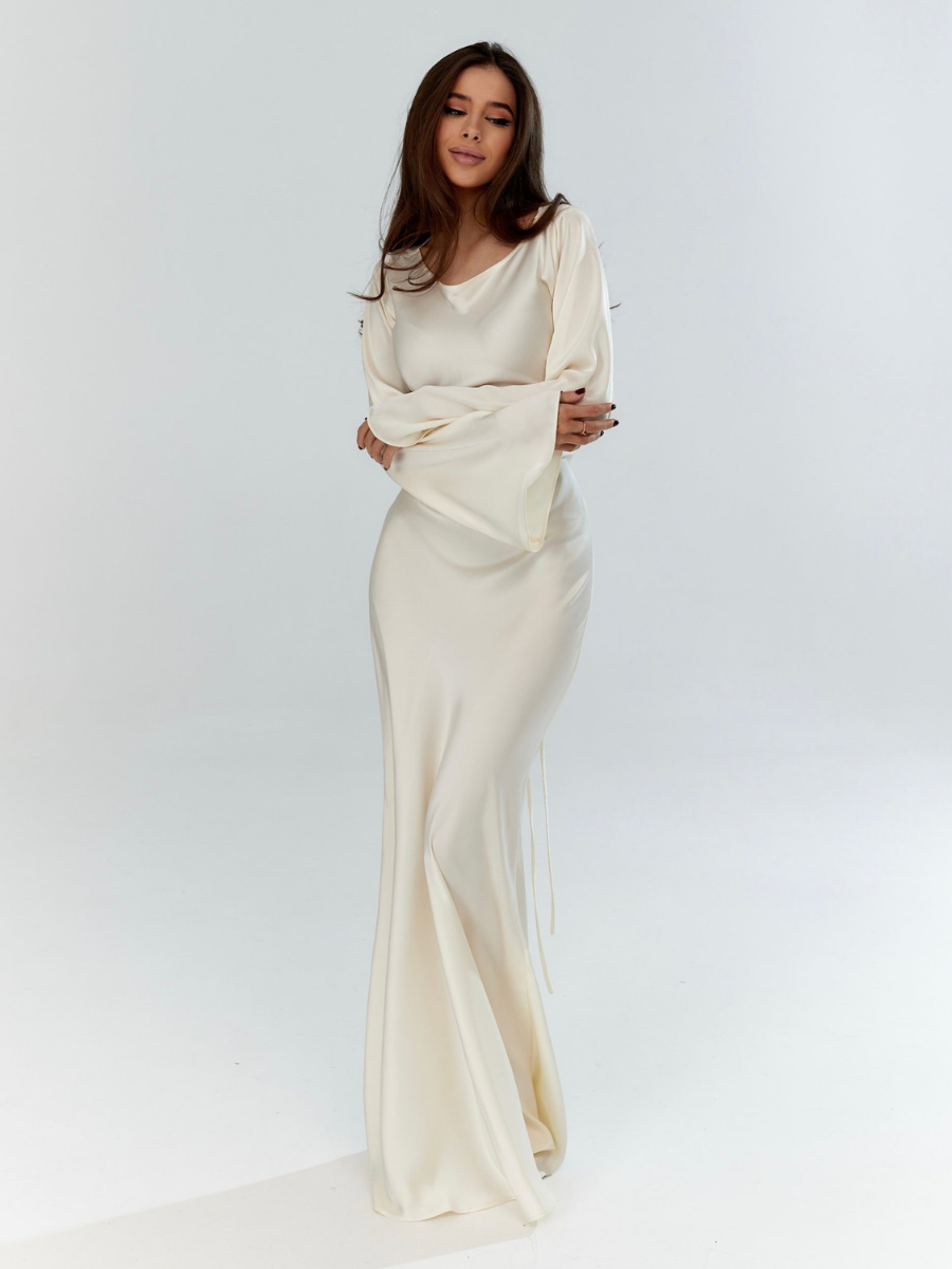 Women’s Elegant Maxi Dress | Long Sleeve