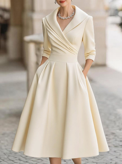 Women’s Wedding Guest Elegant Dress | Midi
