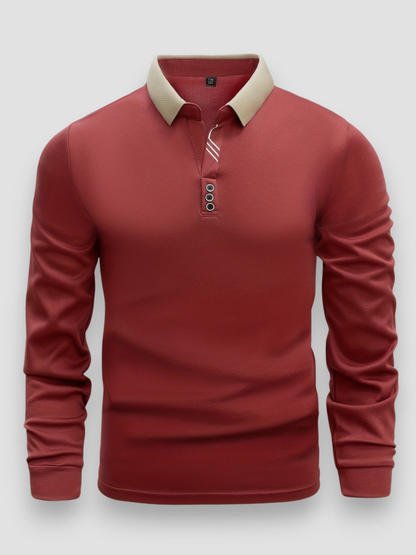 Men’s Designer Polo Shirt | Long Sleeve
