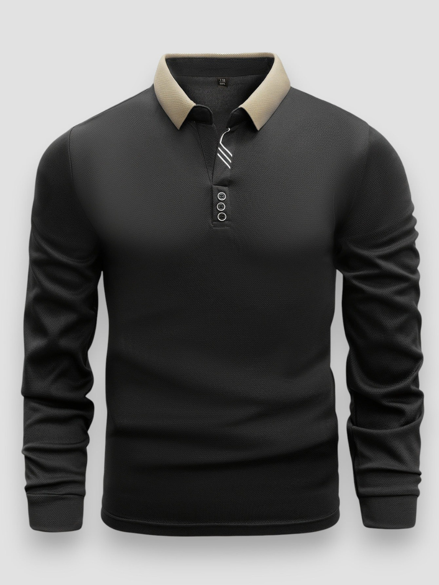 Men’s Designer Polo Shirt | Long Sleeve
