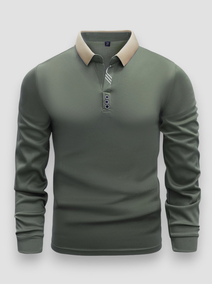 Men’s Designer Polo Shirt | Long Sleeve