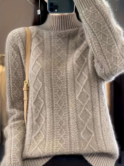 Women's Cozy Knit Pullover Sweater