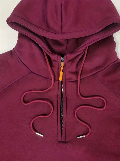 Colton | Rugged Quarter-Zip Hoodie