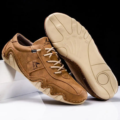 Men's Orthopedic Leather Shoes – Comfortable Arch Support
