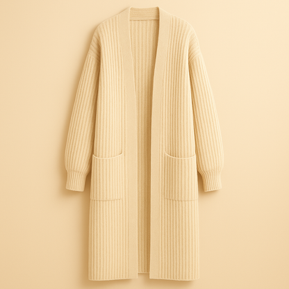 Fresh Label | Noor Lang Gebreid Vest