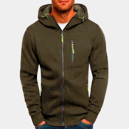 Karl | Casual Men's Zip-Up Hoodie
