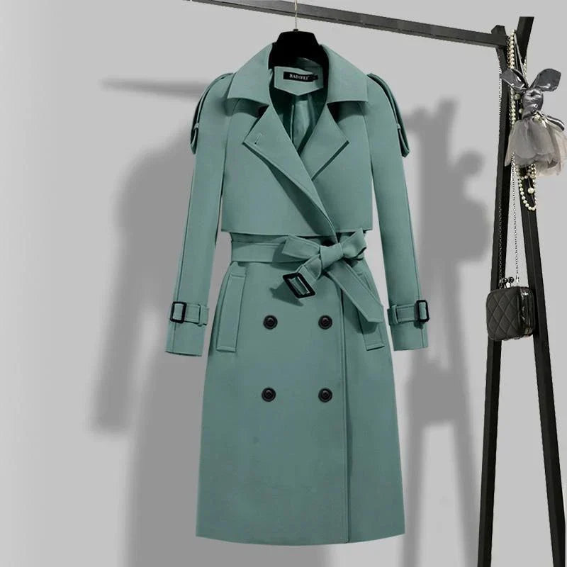 Fay | Womens Trench Coat with Tie Belt