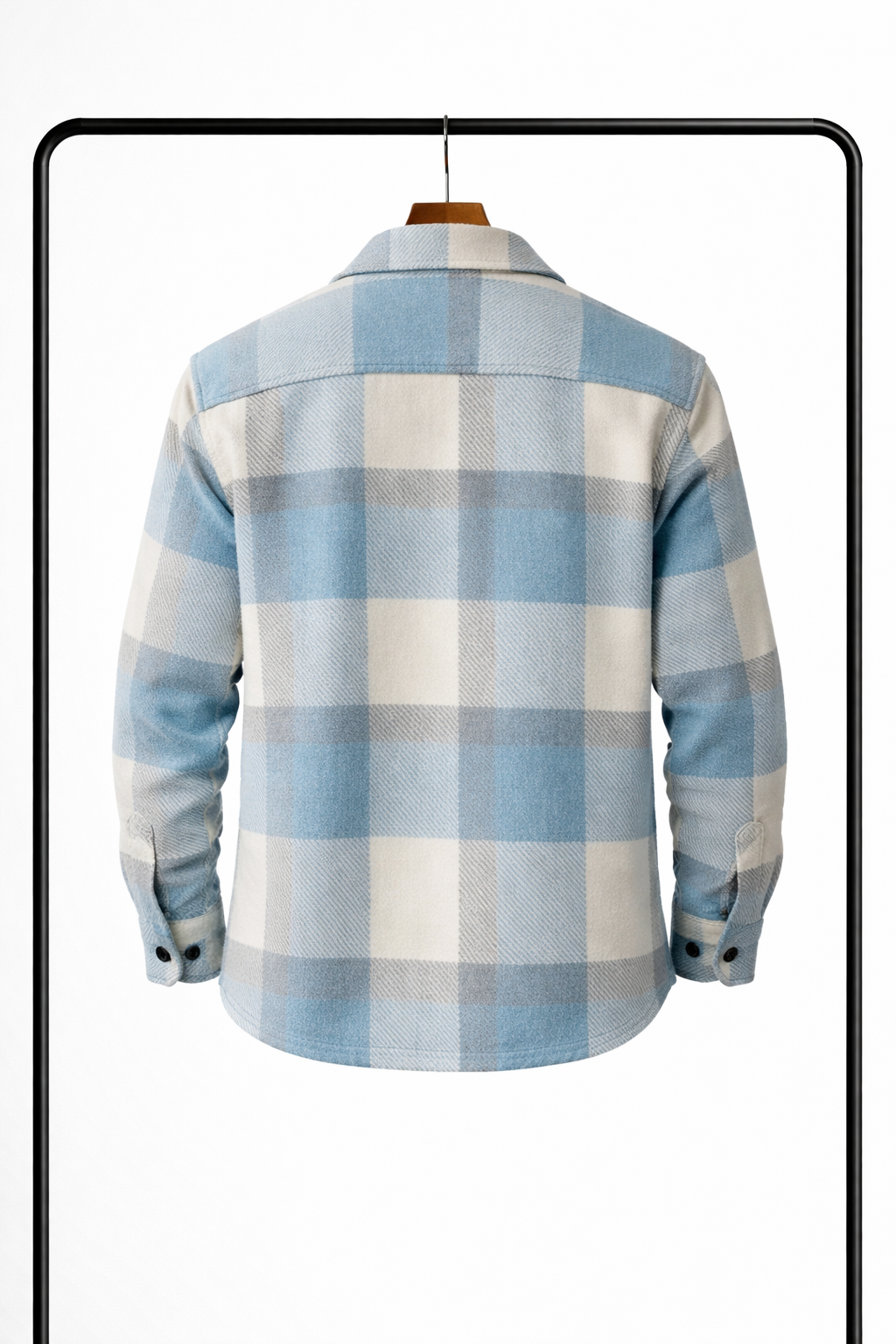 Herre Ternet Overshirt – Klassisk Skjortejakke Til Lag-på-lag Styling, Hverdagsbrug, Fritid Og Kølige Dage